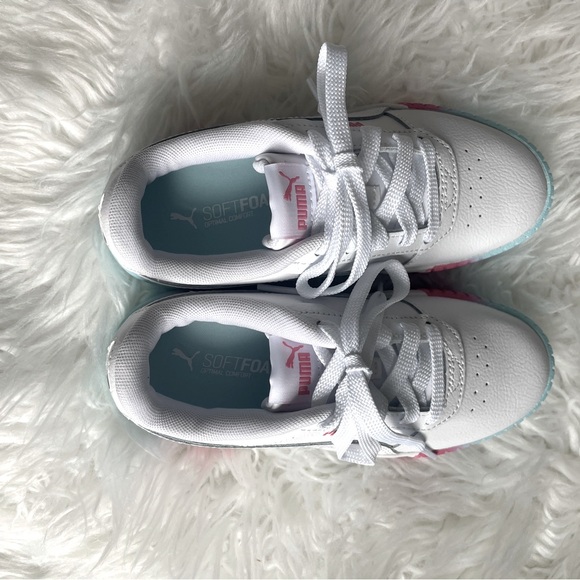 GIRLS' PUMA CARINA 2.0 FADE SNEAKERS - Picture 2 of 5